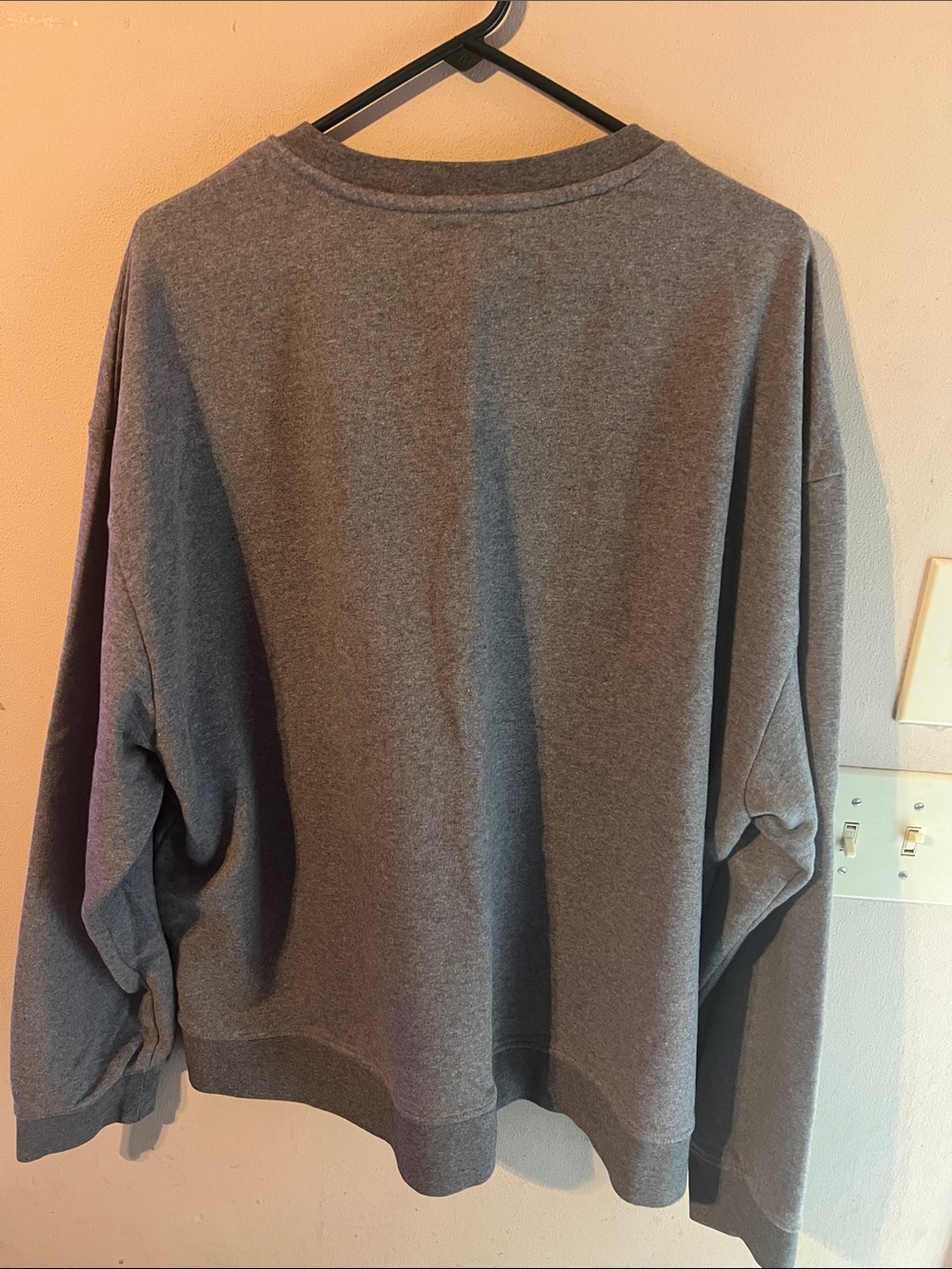 CALVIN KLEIN PREMIUM OVERSIZED CREWNECK WITH TERRYCLOTH LINING SIZE XL - Picture 4 of 5